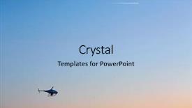  Presentation with coast guard - PPT theme having coast guard helicopter flying background and a light blue colored foreground