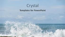  Presentation with bali - Slide set having coast-near-tanah-lot-bali background and a light blue colored foreground