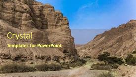  Presentation with tourism - Amazing theme having coast-of-the-famous backdrop and a tawny brown colored foreground