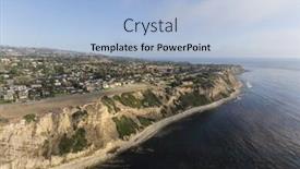  Presentation with coastal - PPT layouts enhanced with coastal aerial view of rancho palos verdes in los angeles county california background and a light blue colored foreground