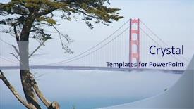  Presentation with san francisco - Audience pleasing PPT layouts consisting of coastal engineering - golden gate bridge backdrop and a lemonade colored foreground