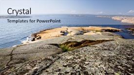  Presentation with coastal - Cool new presentation with coastal-landscape-in-the-south backdrop and a light blue colored foreground