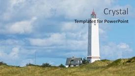  Presentation with coastal - Cool new presentation with coastal-landscape-with-dunes backdrop and a light blue colored foreground