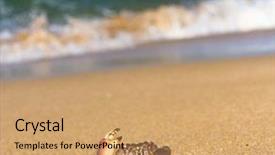  Presentation with blue eyes technology eye scan - Cool new presentation design with coastal threats - pure threat menacing eyes backdrop and a  colored foreground