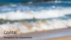  Presentation with eyes - Audience pleasing presentation theme consisting of coastal threats - pure threat menacing eyes backdrop and a soft green colored foreground