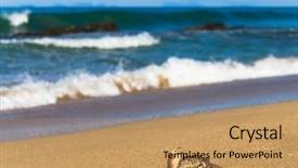  Presentation with eyes - Audience pleasing slide deck consisting of coastal threats - sea menacing eyes backdrop and a coral colored foreground