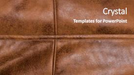  Presentation with full length portrait two men women brown sweater - Colorful presentation theme enhanced with coat with detail with seam backdrop and a tawny brown colored foreground