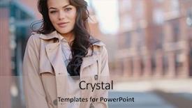  Presentation with arabian woman wearing hijab muslim - Slide set featuring coating - cheerful young caucasian woman wearing background and a coral colored foreground