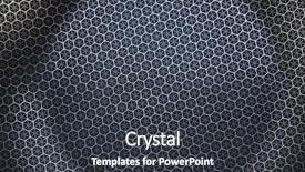  Presentation with frying - Slides with coating of frying pan honeycomb background and a tawny brown colored foreground