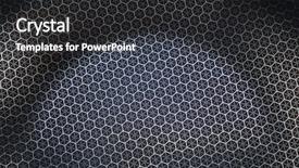  Presentation with frying - Slides enhanced with coating of frying pan honeycomb background and a dark gray colored foreground