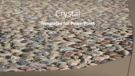  Presentation with pavement - Beautiful PPT theme featuring cobble-pavement-made-of-old backdrop and a gray colored foreground