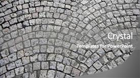  Presentation with paris france - Cool new theme with cobblestone - cobbled street in paris france backdrop and a gray colored foreground