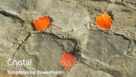  Presentation with old hymnal - PPT layouts having cobblestone pavement with autumn leaves background and a  colored foreground