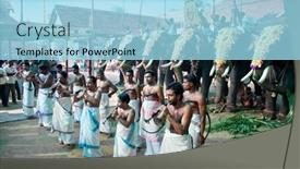  Presentation with india festival - Cool new slides with cochin-india-february-03-musician backdrop and a arctic colored foreground