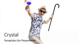  Presentation with cocktail - Amazing presentation theme having cocktail and a cane backdrop and a white colored foreground