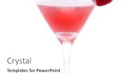 Presentation with fruit cocktail - Cool new presentation with cocktail drink on fruit isolated backdrop and a white colored foreground