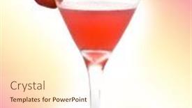  Presentation with fruit cocktail - 