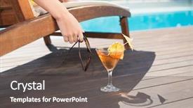  Presentation with juice - Amazing presentation having cocktail free - close up of tropical juice backdrop and a dark gray colored foreground