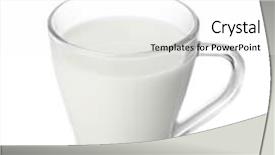  Presentation with white milk - Amazing PPT layouts having cocktail free - cup of tasty milk backdrop and a white colored foreground