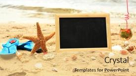  Presentation with invitation - Theme with roasted chicken collage kitchen interior background with text background and a blonde colored foreground