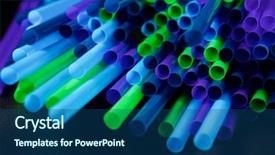  Presentation with plastic straws - Slide deck with cocktail mondiali - drinking plastic straws background and a ocean colored foreground