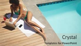  Presentation with elementary school female career day african american - Theme with cocktail mondiali - high angle view of young background and a soft green colored foreground