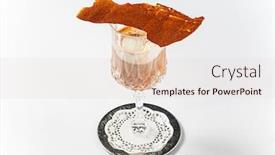  Presentation with cocktail - Amazing presentation theme having cocktail-on-the-white-background backdrop and a lemonade colored foreground