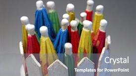  Presentation with cocktail black and white - Theme enhanced with cocktail umbrellas of diffrent colors background and a  colored foreground