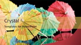  Presentation with cocktail - Slide deck featuring beautiful angry woman accuses background and a gray colored foreground