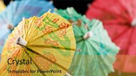  Presentation with party invitation - Slides enhanced with young man with boom box standing next to senior man with trumpet background and a gray colored foreground