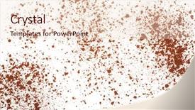  Presentation with cocoa - Audience pleasing PPT theme consisting of cocoa powder isolated backdrop and a lemonade colored foreground