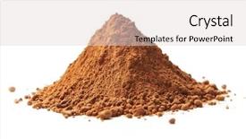  Presentation with cocoa - Cool new presentation with cocoa powder backdrop and a lemonade colored foreground