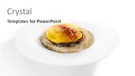  Presentation with coconut ice cream - Amazing slide deck having coconut-ice-cream-in-white backdrop and a white colored foreground