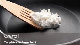  Presentation with coconut oil - Cool new PPT theme with coconut oil in frying pan backdrop and a  colored foreground