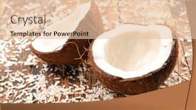  Presentation with coconut - Theme featuring coconut background and a lemonade colored foreground