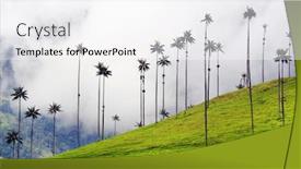  Presentation with colombia - Slides with cocora-valley-salento-colombia-south background and a white colored foreground