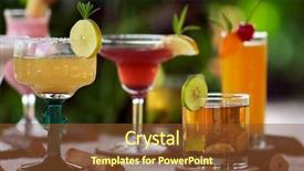  Presentation with strawberry - Audience pleasing slides consisting of coctails margarita strawberry margarita caipirinha backdrop and a tawny brown colored foreground