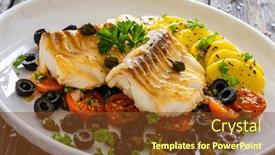  Presentation with italian - PPT layouts consisting of cod-in-italian-style background and a tawny brown colored foreground