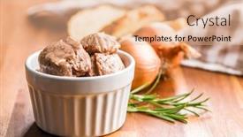  Presentation with oil and gas - Amazing slide set having cod-liver-in-oil backdrop and a coral colored foreground