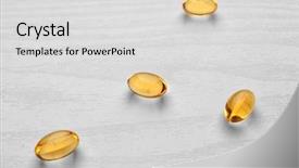  Presentation with oil recovery - Cool new presentation theme with cod liver oil capsules backdrop and a light gray colored foreground
