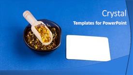  Presentation with liver - Theme featuring cod-liver-oil-omega-3 background and a teal colored foreground