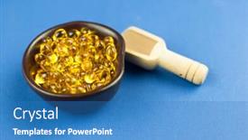  Presentation with oil and gas - Slides enhanced with cod-liver-oil-omega-3 background and a teal colored foreground