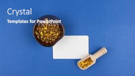  Presentation with oil and gas - Amazing slides having cod-liver-oil-omega-3 backdrop and a ocean colored foreground