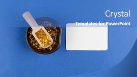  Presentation with liver - Audience pleasing slide deck consisting of cod-liver-oil-omega-3 backdrop and a teal colored foreground