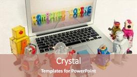  Presentation with coding - Colorful presentation enhanced with code machine - coding for kids backdrop and a coral colored foreground