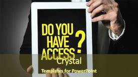  Presentation with review - Beautiful presentation theme featuring code review - do you have access backdrop and a tawny brown colored foreground