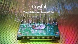  Presentation with optical medical - Amazing PPT layouts having code switching - harddisk with fiber optical background backdrop and a violet colored foreground