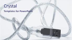  Presentation with grey - Presentation design with code switching - new wire usb background and a  colored foreground