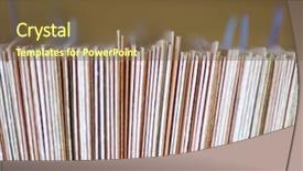  Presentation with file system - Amazing presentation having coded filing system for folder backdrop and a tawny brown colored foreground