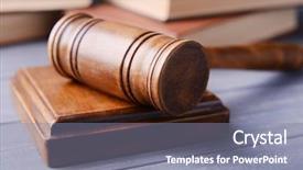  Presentation with sound - Slide set consisting of codex - gavel with sound block background and a gray colored foreground